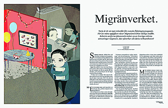 Susanna Birgersson reflektion Ivar Arpi Migränverket Migrationsverket Migration flyktingar asyl Neo nr 1 2015