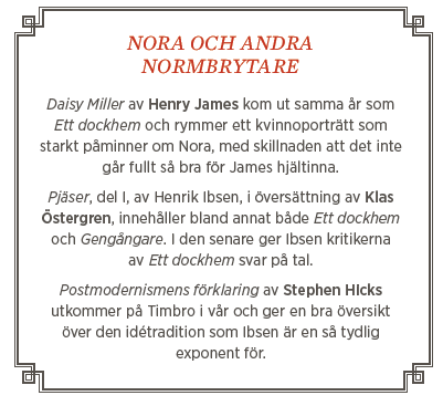 Johan Lundberg krönika Neo nr 1 2014 Henrik Ibsen normkritik Pippi Långstrump mer