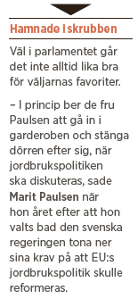Marit Paulsen väljarfavorit EU-val Mattias Svensson Fredrick Federley Per Gahrton Jonas Sjöstedt Neo nr 1 2014 i garderoben CAP jordbrukspolitik