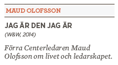 Bengt Ohlsson recension Jag är den jag är Maud Olofsson Centern W&W Catharina Håkansson Boman Neo nr 2 2014