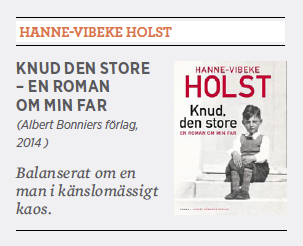 Hannna Lager recension Hanne-Vibeke Holst Knud den store Neo nr 6 2014
