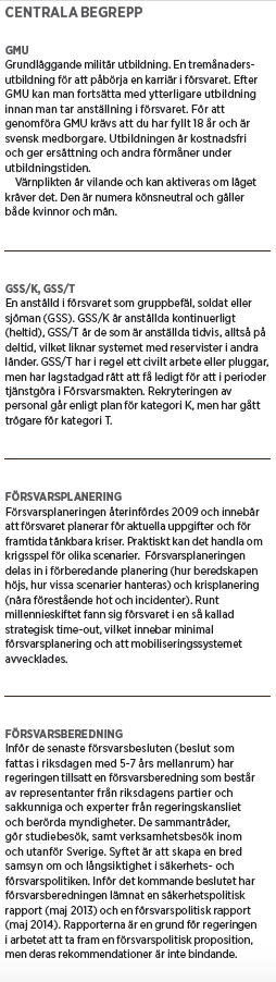 Neo nr 2 2015 Sara Norrevik Fredrik Reinfeldt Mikael Odenberg Peter Hultqvist ÖB Nato försvar Hur tänkte vi? fakta