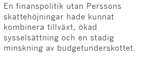Sven R Larson Wibble räddade Sverige nationalekonomi Anne Wibble Göran Persson anders Borg Magdalena Andersson 90-talskrisen konjunkturpolitik BNP Neo nr 2 2015 citat 