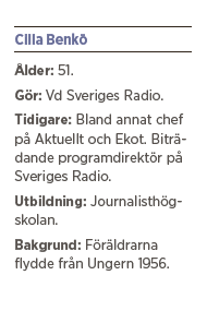 Cilla Benkö intervju Andreas Ericson Sveriges radio vänstervridning Granskningsnämnden husblatte ACAB Kakan Hermansson Kent Asp Neo nr 4 2015 pres