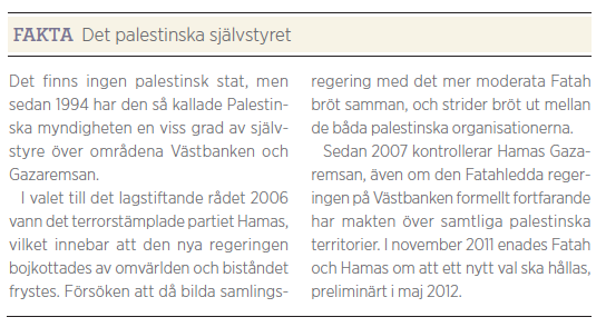 Gaza i botten Björn Brenner Neo nr 2 2012 fakta1