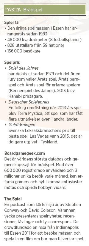 Patrik Strömer Tysk strategi erövrar världen brädspel gamer Neo nr 6 2013 brädspel info