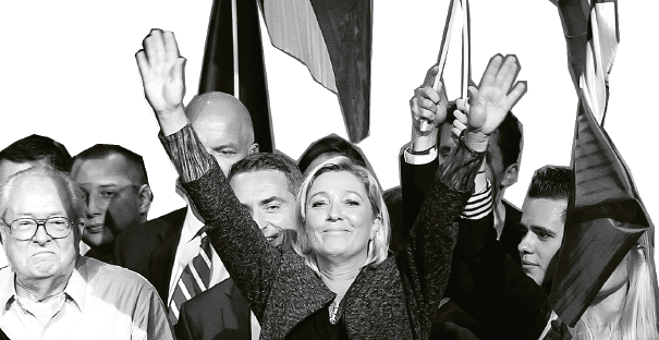Nationella fronten är även under Marine Le Pen ett parti som motsätter sig frihandel, marknader och migration.