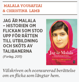 Hanna Lager recension Malala Yousafzai & Christina  Lamb Jag är Malala Neo nr 1 2014