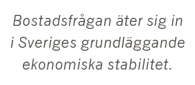 Fredrik Johansson Bostadsstatistik hyra i andra hand bostadsmarknaden bostad hyresrätt makroekonomi Neo nr 1 2015